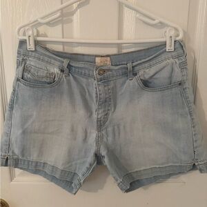 Levis Light Wash Denim Women’s Shorts